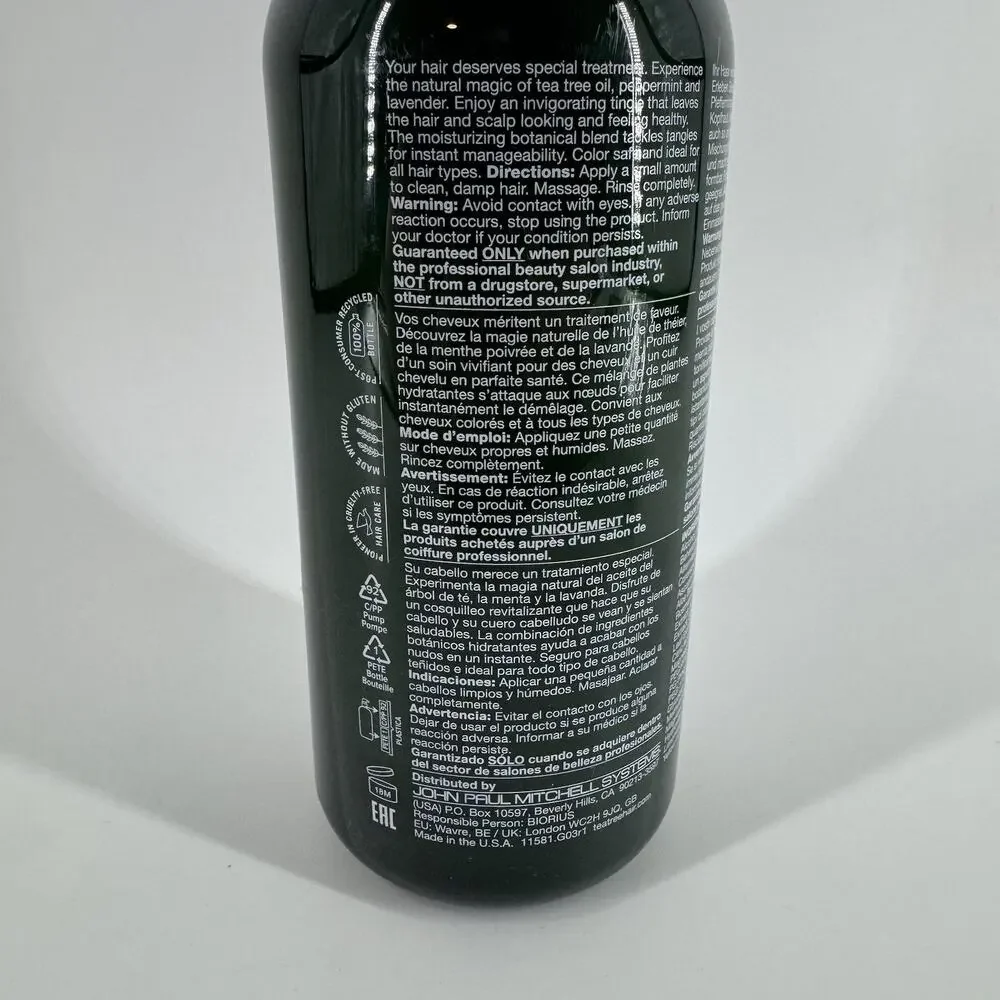 Paul Mitchell Tea Tree Special Conditioner W/ Pump Detangles Smooths 33.8oz